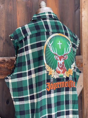 Jag bomb Sleeveless Flannel